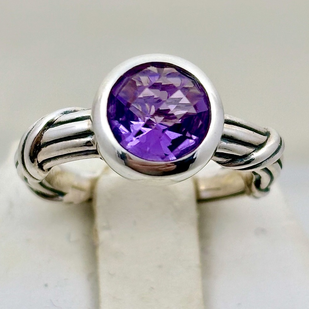 Peter Thomas Roth Amethyst Solitaire Ring - Sz 6.25